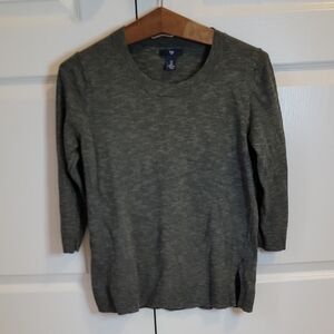 GAP Olive Crew Neck Sweater